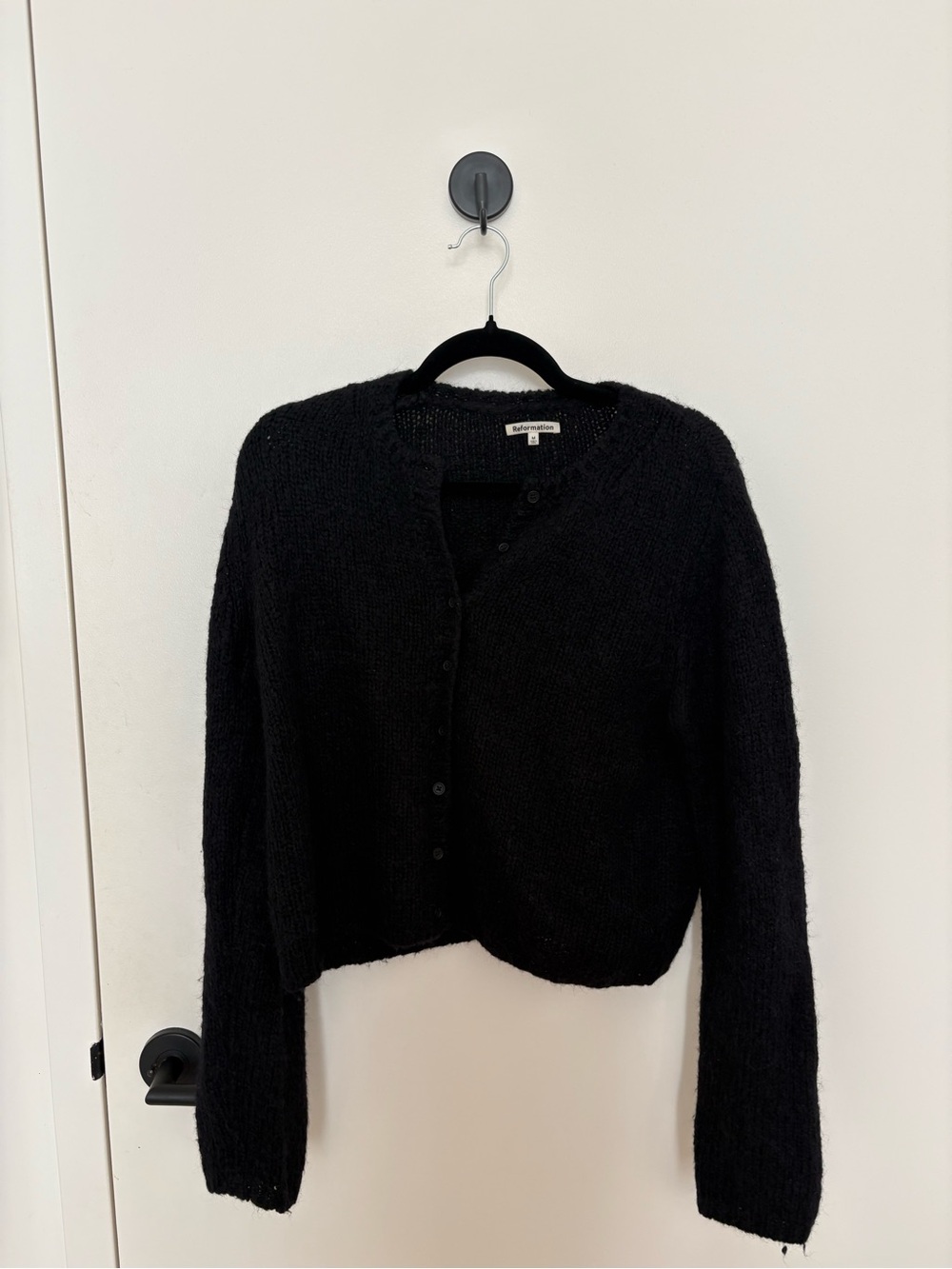Reformation Black Sweater Size Medium